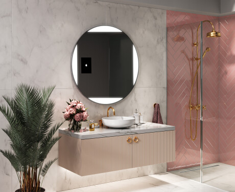 Runder Badspiegel mit LED SMART L116 Apple #11