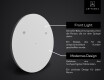 Runde SmartSpiegel mit LED Beleuchtung SMART L114 Samsung #2
