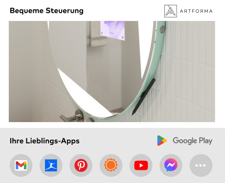 Runde Spiegel mit LED SMART L116 Samsung #3