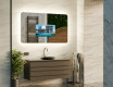 Intelligenter Abgerundeter LED-Badezimmerspiegel SmartScreen 21,5”