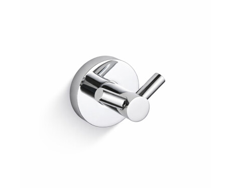 CLASSIC – Doppelhaken für Handtücher / Chrom