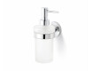 CLASSIC – Spender für Flüssigseife / mattes Glas / Chrom