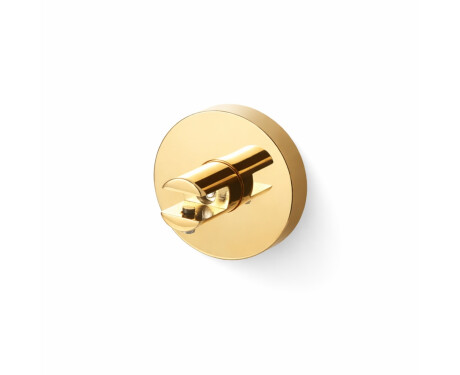 CLASSIC – Halterung mit Rosette für Glasregale 07.80160/50/40/30 – 2 Stück / Gold glänzend