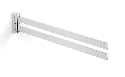 MILANO – Handtuchhalter / zweiarmig, schwenkbar / Chrom