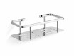 Korb – Badezimmerregal 25x11x7 / polierter Stahl