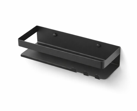 Korb – Badezimmerregal 30,6 × 11,2 × 6,8 / mattschwarz