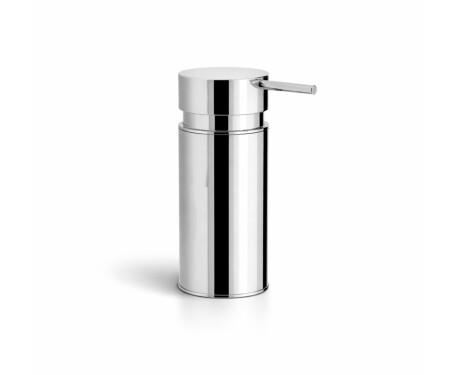 Flüssigseifenspender 0,15 l / rund, für die Arbeitsplatte / Chrom
