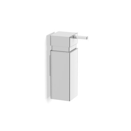 Flüssigseifenspender 0,25 l / quadratisch / Chrom #1