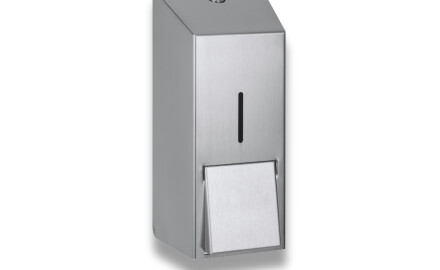 Flüssigseifenspender 0,8 l, Serie R1 / gebürsteter Edelstahl