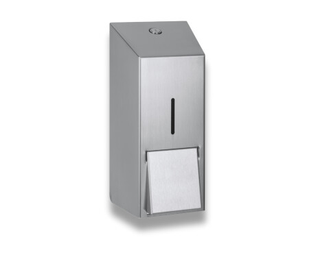 Flüssigseifenspender 0,8 l, Serie R1 / gebürsteter Edelstahl