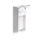 Desinfektionsmittelspender 0,5 l mit Ellbogenknopf / mattes Aluminium #1