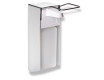 Desinfektionsmittel-Spender 1,0 l mit Ellbogenknopf / mattes Aluminium
