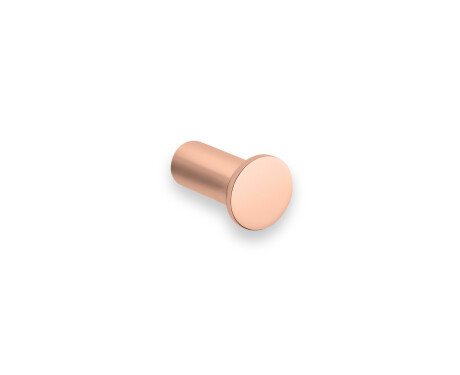 Einzelner Handtuchhaken / roségoldfarben glänzend