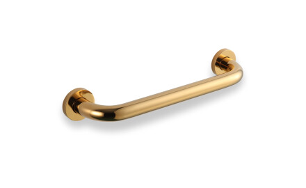 Badezimmergriff Ø25, gerade, 30 / goldglänzend