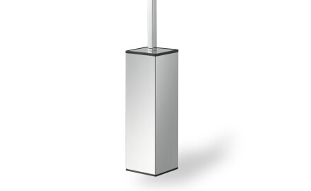 Hängende Toilettenbürste / quadratisch / polierter Stahl