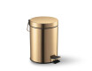 STANDARD-Treteimer, rund, 3 l, Soft-Close / goldglänzend