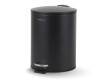 BUDGET-Treteimer, rund, 5 l, Soft-Close / Stahl, mattschwarz