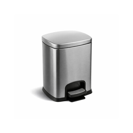 PREMIUM-Treteimer, rechteckig, 5 l, Soft-Close / Edelstahl, satiniert #1