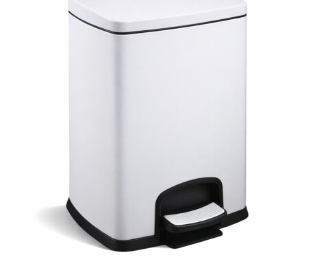 PREMIUM-Treteimer, rechteckig, 20 l, Soft-Close / weiß