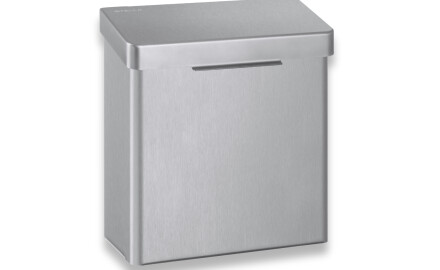 Hygieneabfallbehälter 4,5 l, Serie R10 / gebürsteter Edelstahl