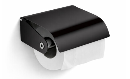 Toilettenpapierhalter / mattschwarz