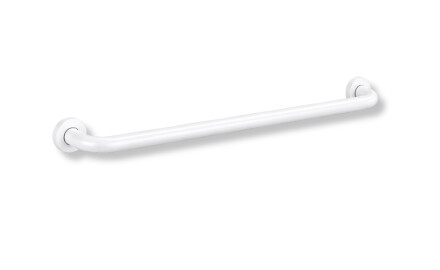 Stützhandlauf für Menschen mit Behinderungen, Ø 32, gerade, STANDARD – 80 cm / Edelstahl, mattweiß