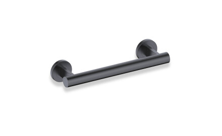Stützhandlauf für Menschen mit Behinderungen, Ø 32, gerade, PREMIUM – 30 cm / Edelstahl, mattschwarz