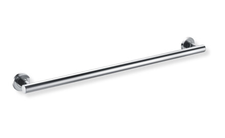 Stützhandlauf für Menschen mit Behinderungen, Ø 32, gerade, PREMIUM – 80 cm / polierter Edelstahl