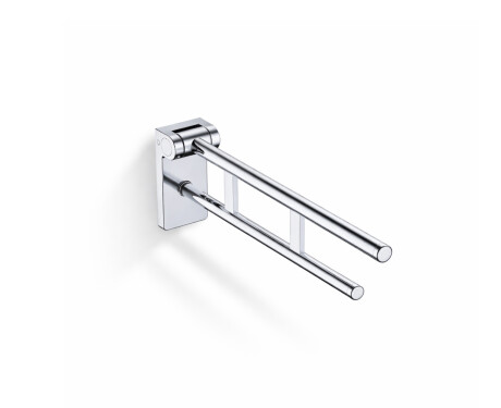 Stützhandlauf für Menschen mit Behinderungen, Ø 32, klappbar, PREMIUM – 60 cm / polierter Edelstahl
