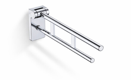 Stützhandlauf für Menschen mit Behinderungen, Ø 32, schwenkbar, PREMIUM – 70 cm / polierter Edelstahl