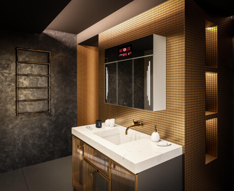 Smart Spiegelschrank mit LED Beleuchtung - L27 Sarah 100 x 72cm #12