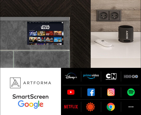 Smart Spiegelschrank mit LED Beleuchtung - L27 Sarah 100 x 72cm #5