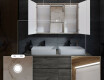 Spiegelschrank mit LED Beleuchtung Lisa 100 x 70cm #5