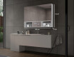 Bad Spiegelschrank Emma mit LED Beleuchtung - 2-türig 100 x 72cm #2