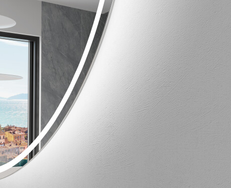 Unregelmäßiger asymmetrischer Spiegel mit LED Beleuchtung T223 #2