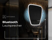 Unregelmäßiger asymmetrischer Spiegel mit LED Beleuchtung Z223 #5