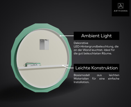 Runder Badspiegel mit LED Beleuchtung L112 #3