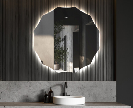 Runder Badspiegel mit LED Beleuchtung L193