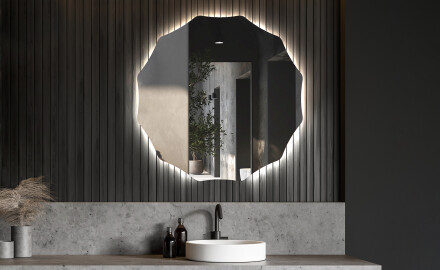Runder Badspiegel mit LED Beleuchtung L193