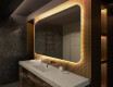 Abgerundeter Badspiegel mit LED Beleuchtung L142