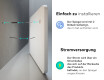 Abgerundeter Badspiegel mit LED Beleuchtung L145 #11