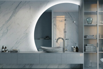 Viertelkreis-Spiegel